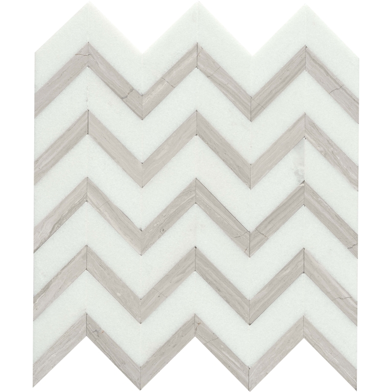 BIZOU - 12X13, WHITE/CREAM, POLISHED